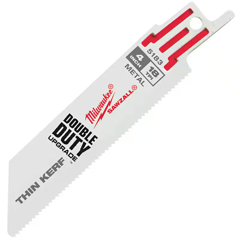 18 TPI Metal Cutting Reciprocating Saw Blades 100-Pack E54584