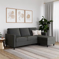 Beige Linen Reversible Sectional Sofa G543416