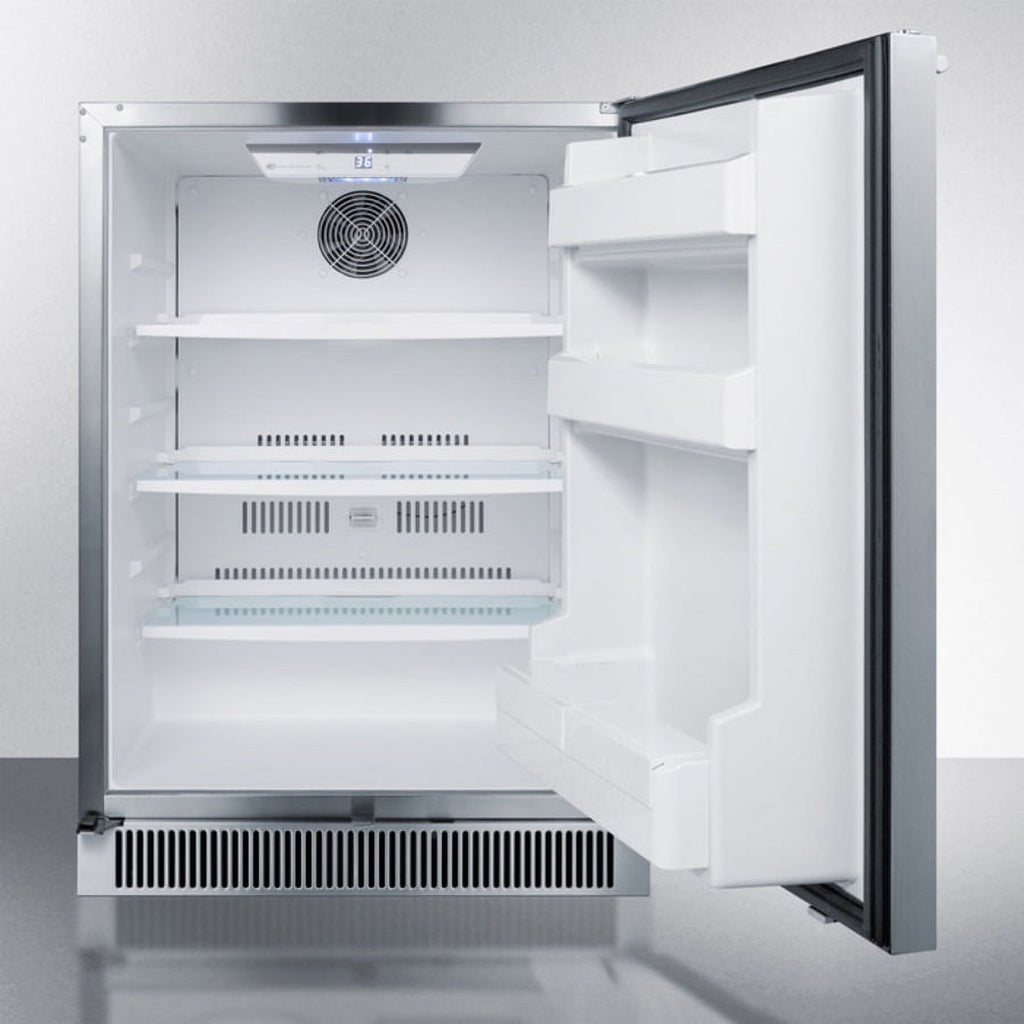 24" Wide Built-In Outdoor All-Refrigerator U571672