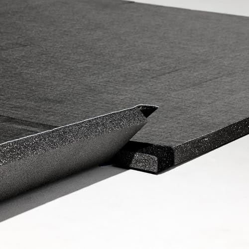 10'x10'x1.25" Black Tatami Martial Arts Mat D5002