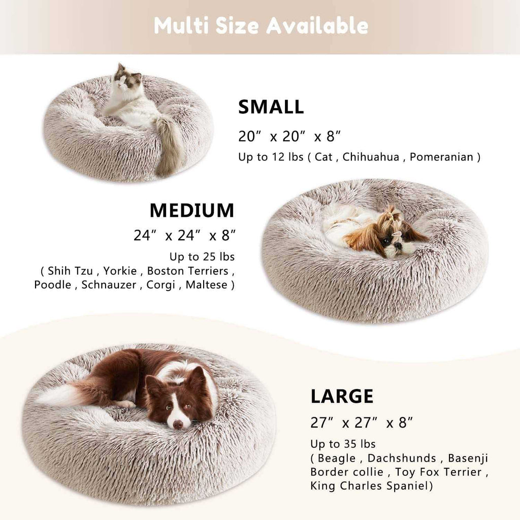 Faux Fur Dog Bed J757