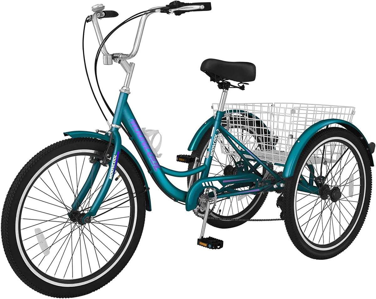 20/24/26 inch 7 Speed Adult Tricycles with Big Basket Q8959