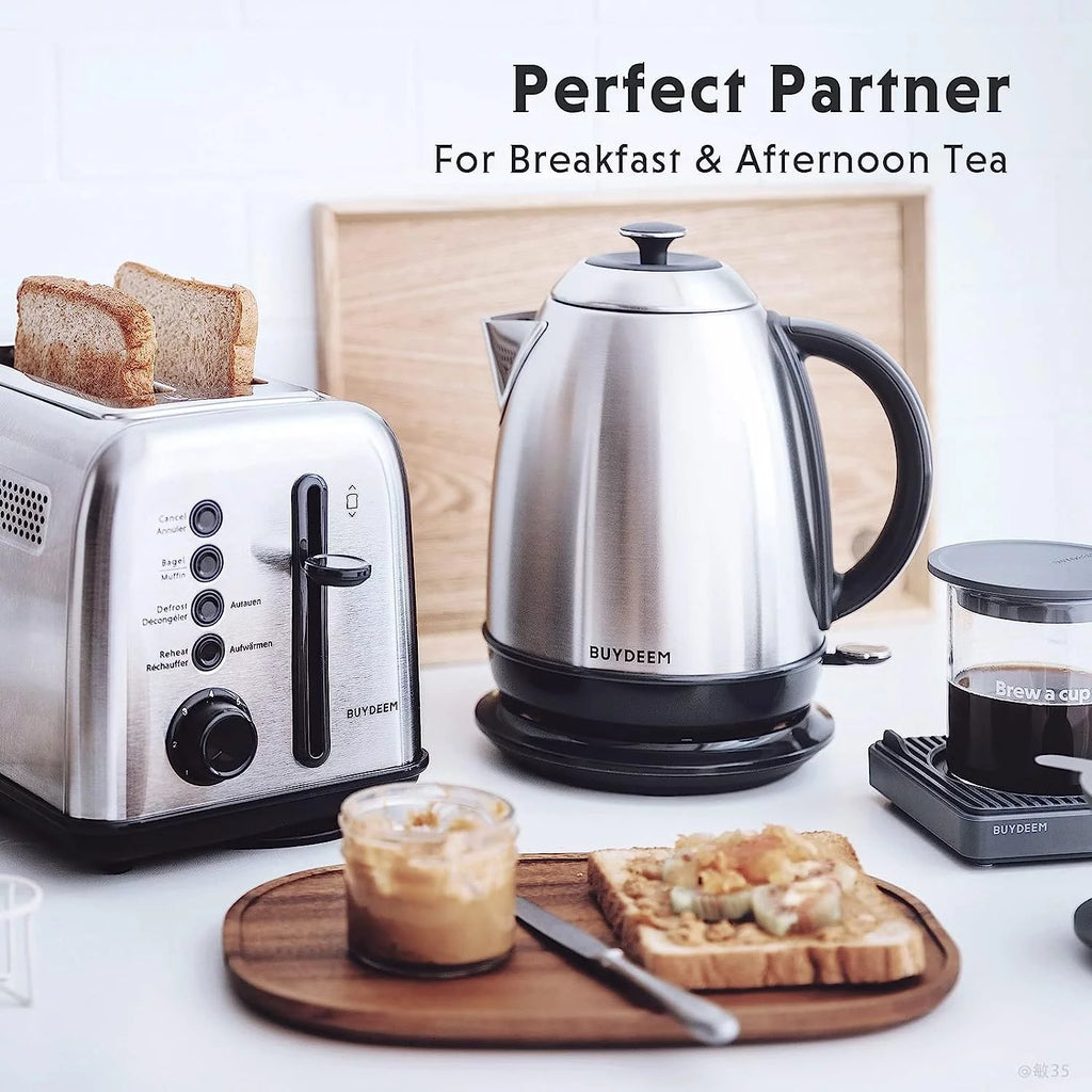 1.7L Stainless Steel Electric Kettle J979