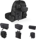 Tactical Car Seat Back Organizer with 6 Detachable Pockets Pack of 2 A4695