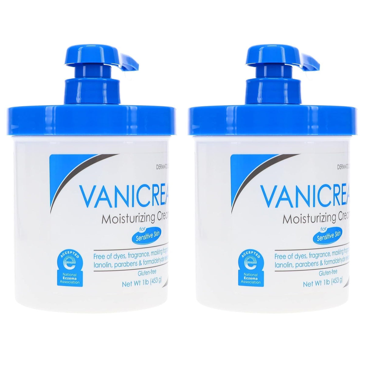 16 oz Pack of 2 Skin Cream with Pump Dispenser K245912