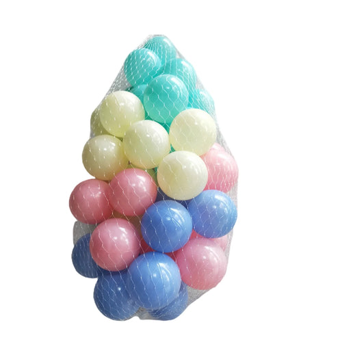 100Pcs Plastic Ocean Balls Pool Accessories I323