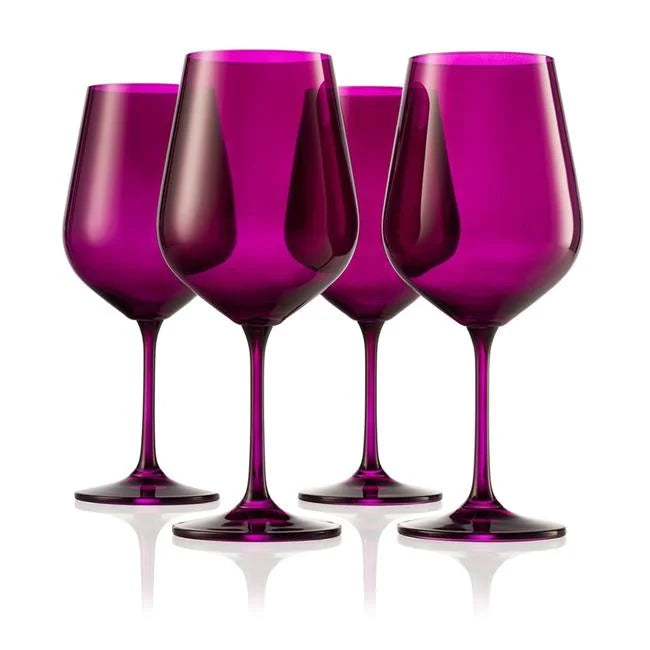 Sheer Red Wine Glass Set of 4 N561