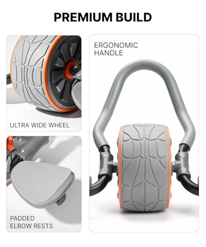 Ab Roller Wheel with Elbow Support & 2 Knee Pads M26267