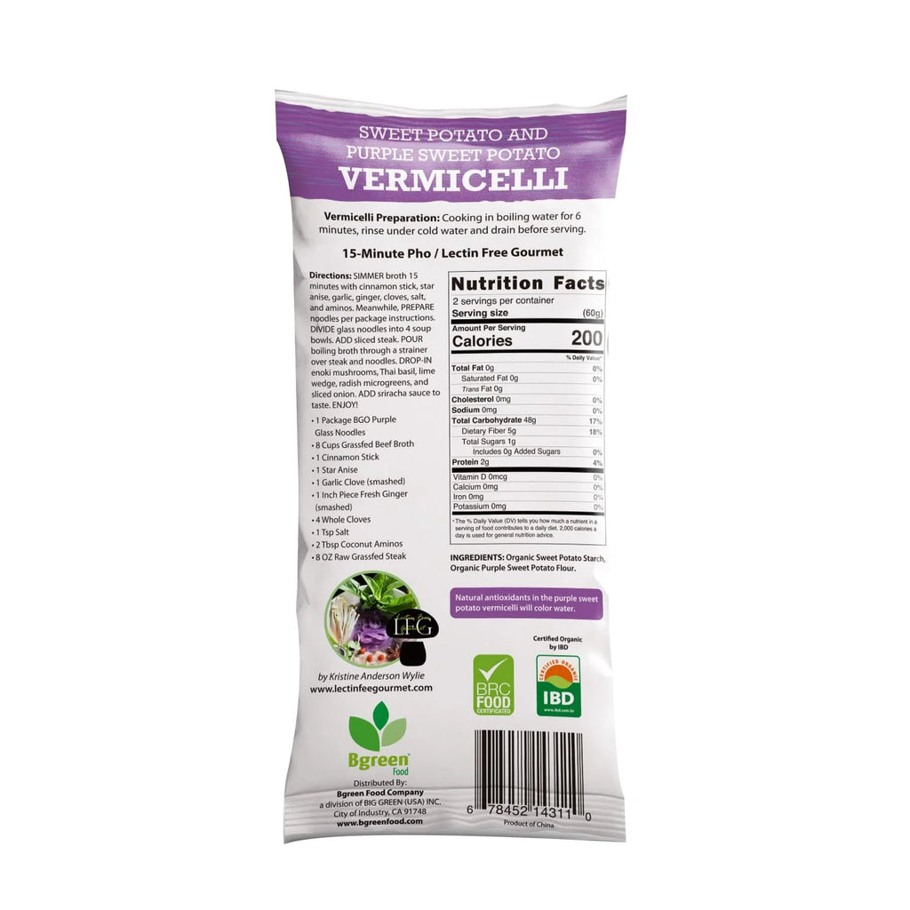 Organic Purple Yam & Sweet Potato Vermicelli (6 Pack) R140338