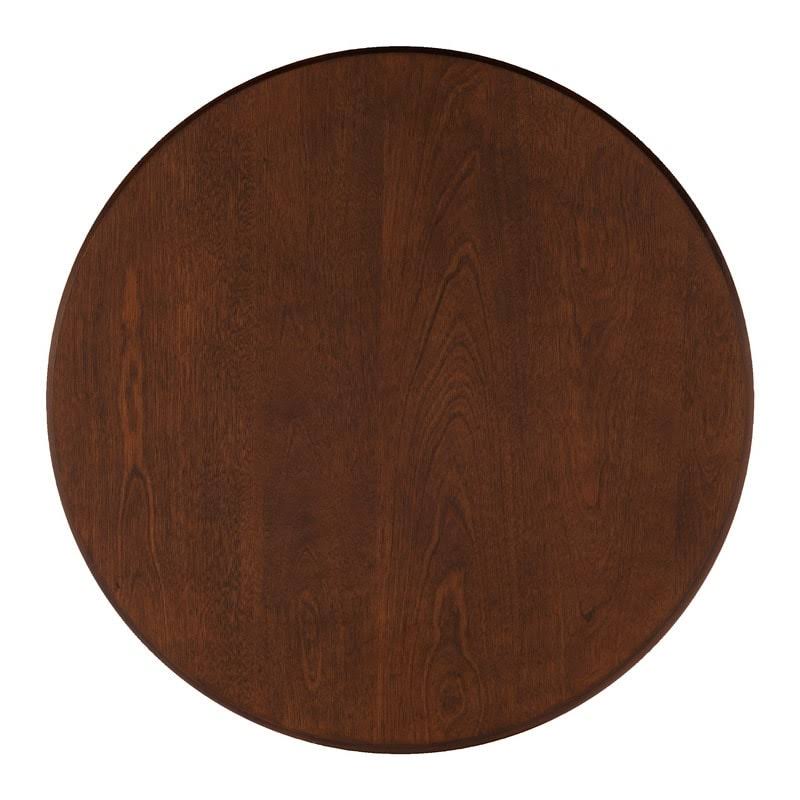 White Round Accent Side Table I2169