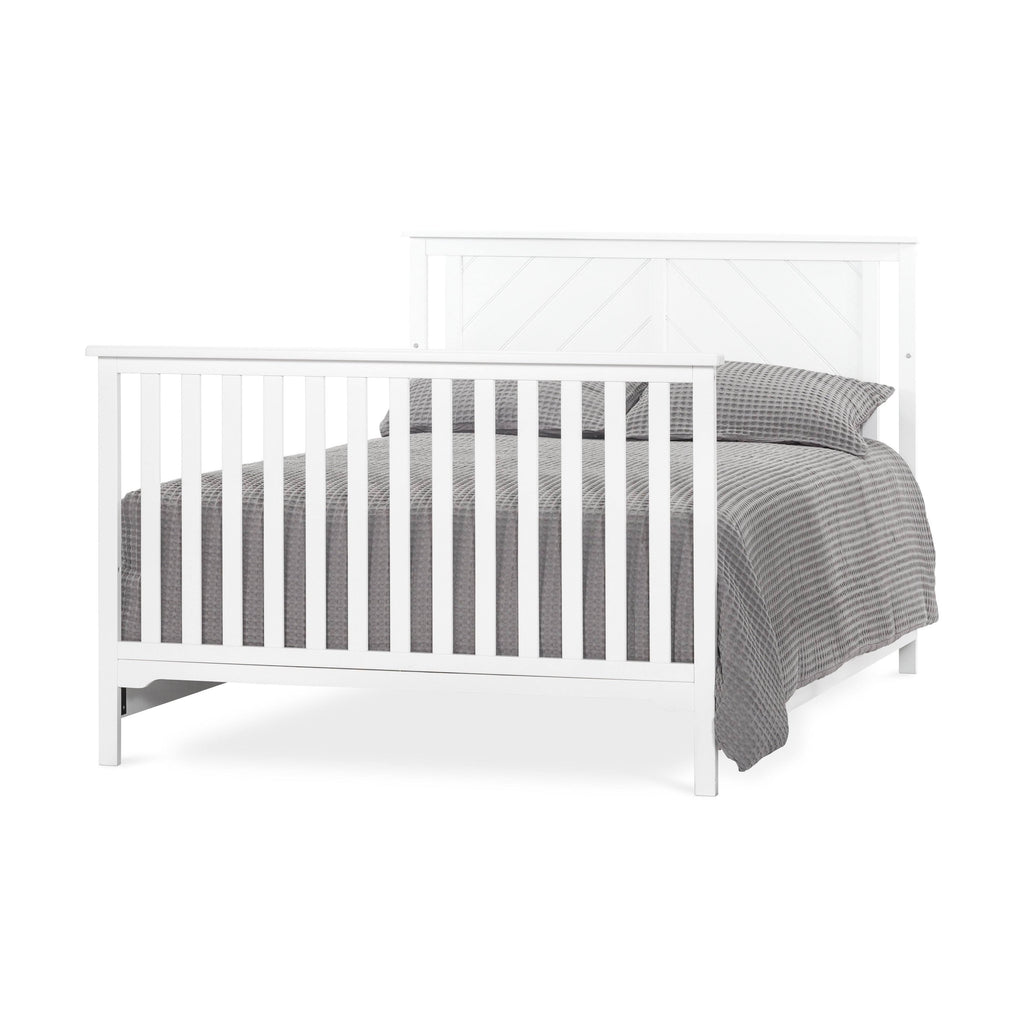 Full Size Bed Rails - Matte White F5050