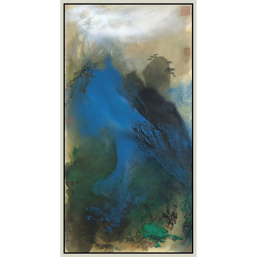 Silver Frame Giclee Print Chinese Painting E78442