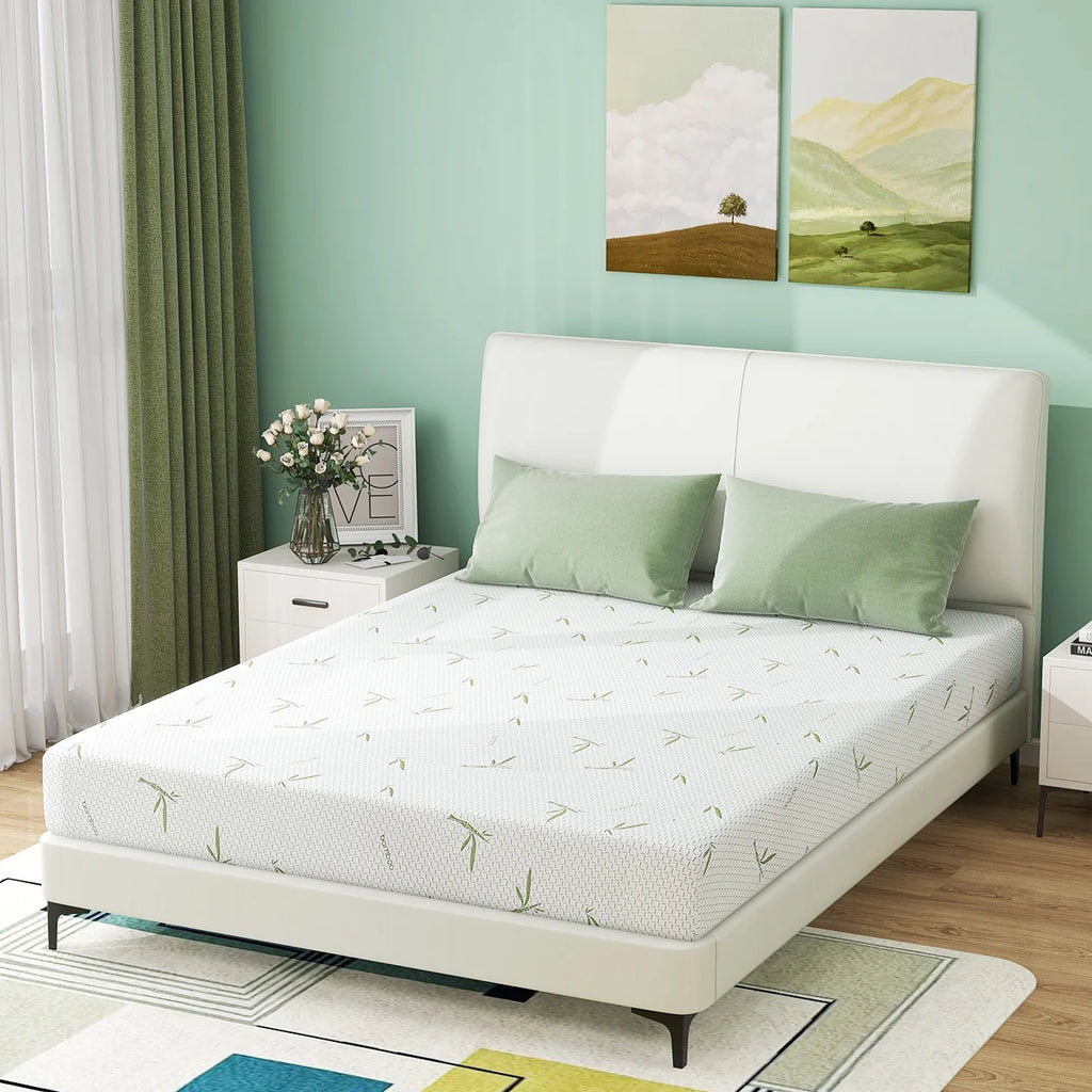 Twin Size Memory Foam Mattress with Cover U15266
