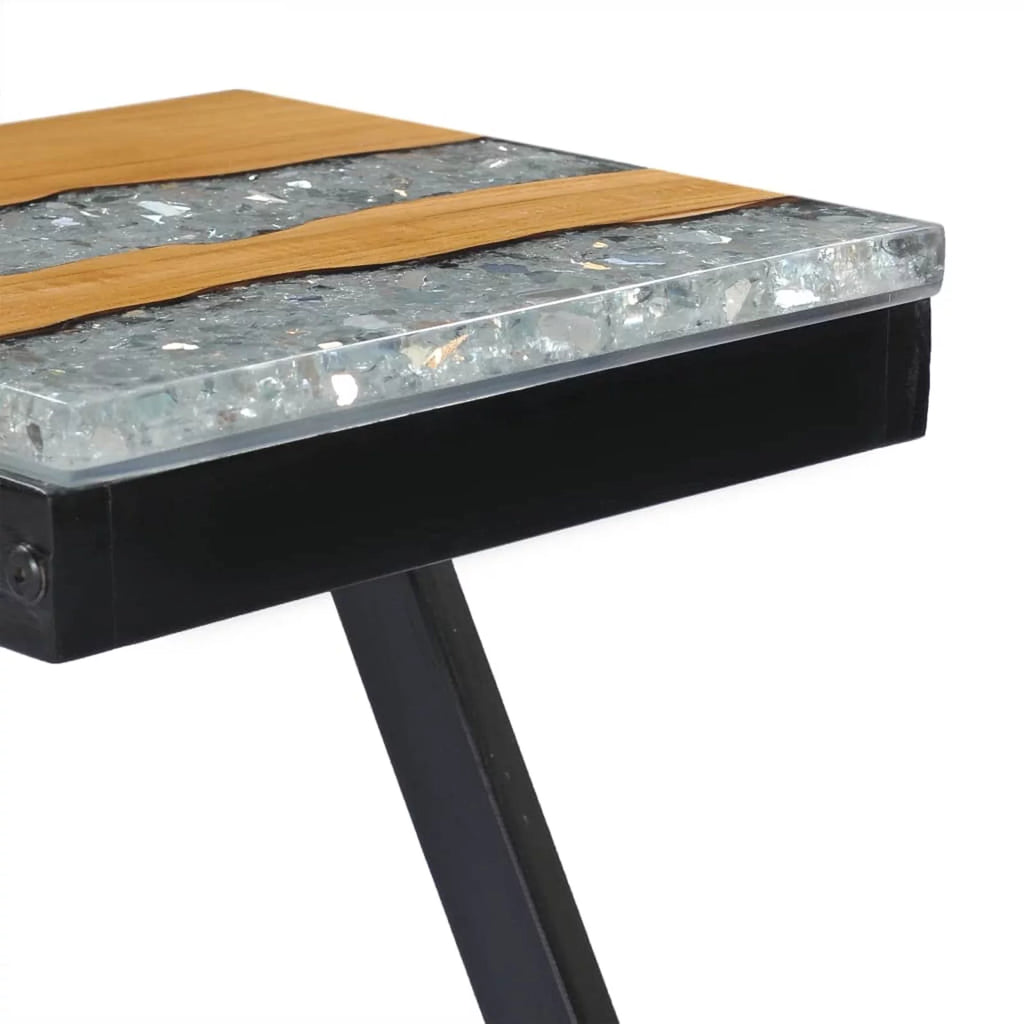 Teak Wood and Polyresin Coffee Table F47390