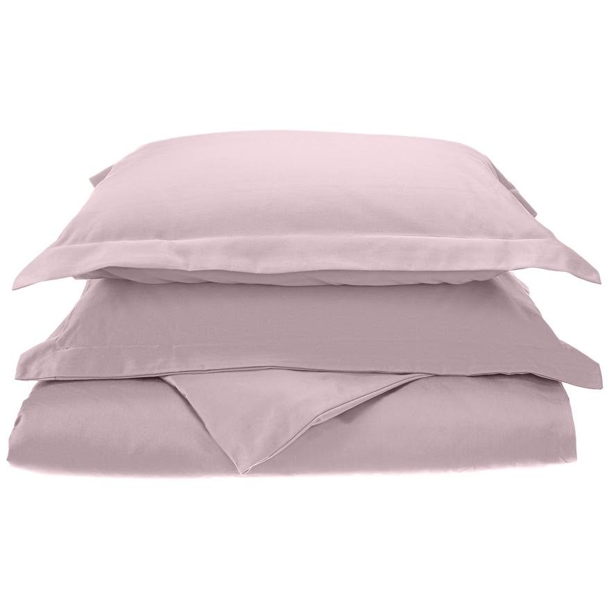 Lilac King Cotton Sateen Duvet Cover Set W735