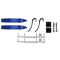 Blue Hell Hound 7 1/4 inch Snowmobile Skis with 9 inch Shaper Bars Kit F903482