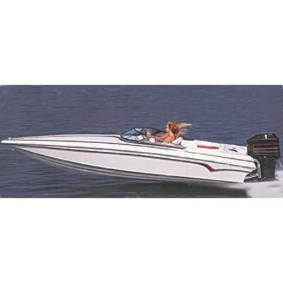 Boat Cover for Ski Boats with Low Profile Windshield C77378
