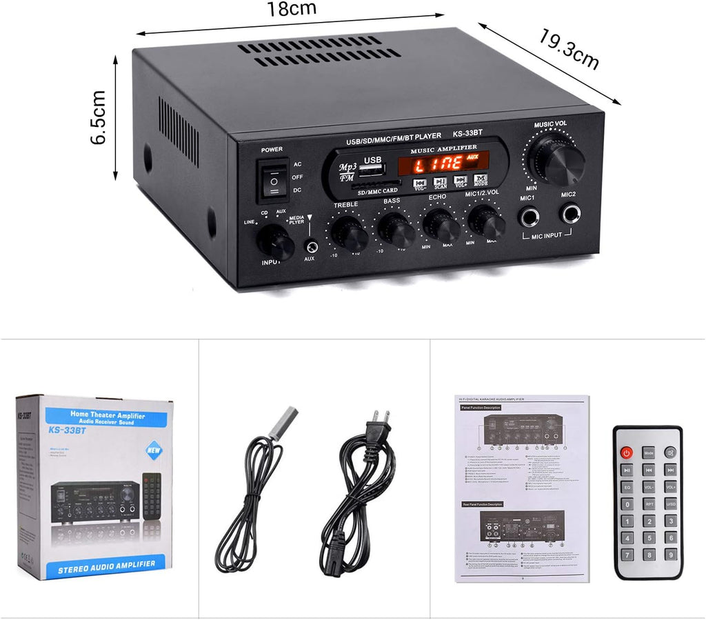 60Wx2 Bluetooth Power Amplifier X431485