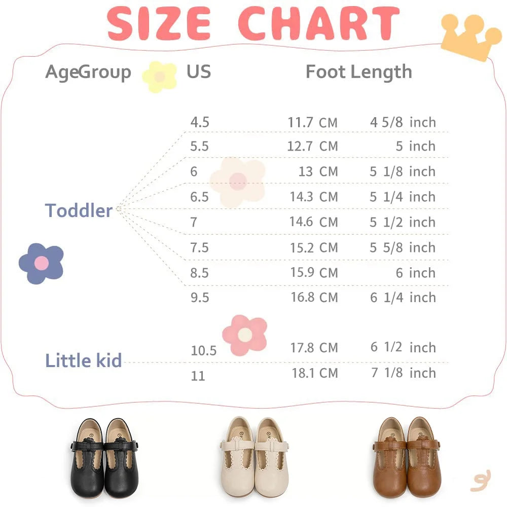 Toddler Girls Mary Jane Soft Sole Princess Shoes V3211