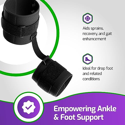 Adjustable Drop Foot Brace AFO Ankle Foot Orthosis A62540