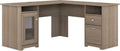 L Shape Desk, 60W, Ash Gray W703945