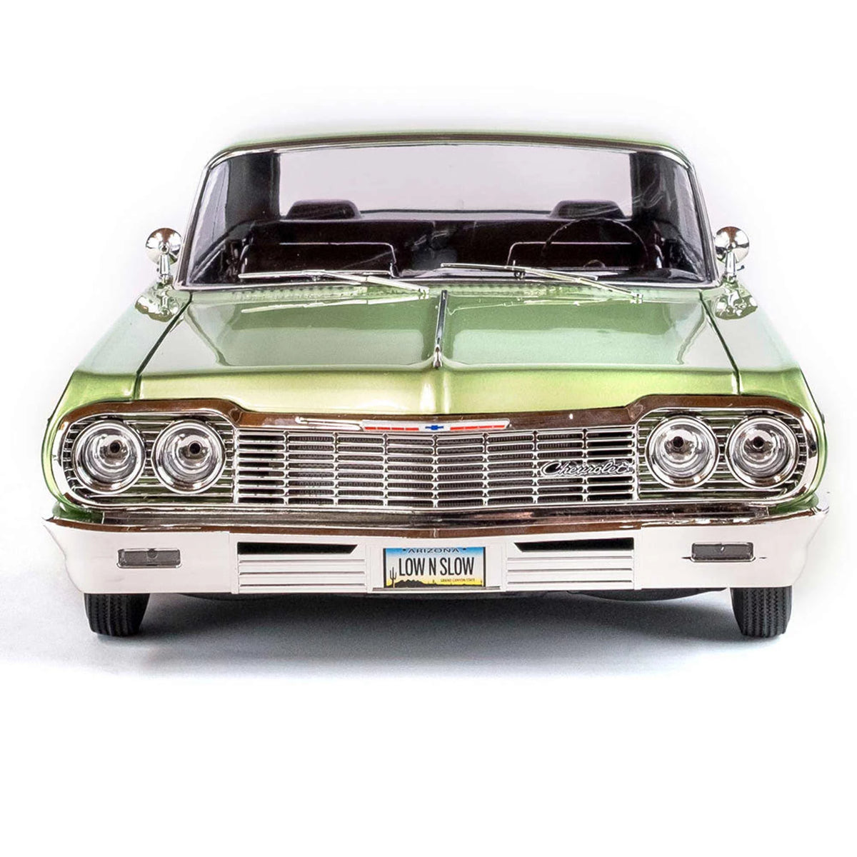 1/10 Chevrolet Impala Brushed 2 Wheel Drive Lowrider RTR Green Electric Car Y565