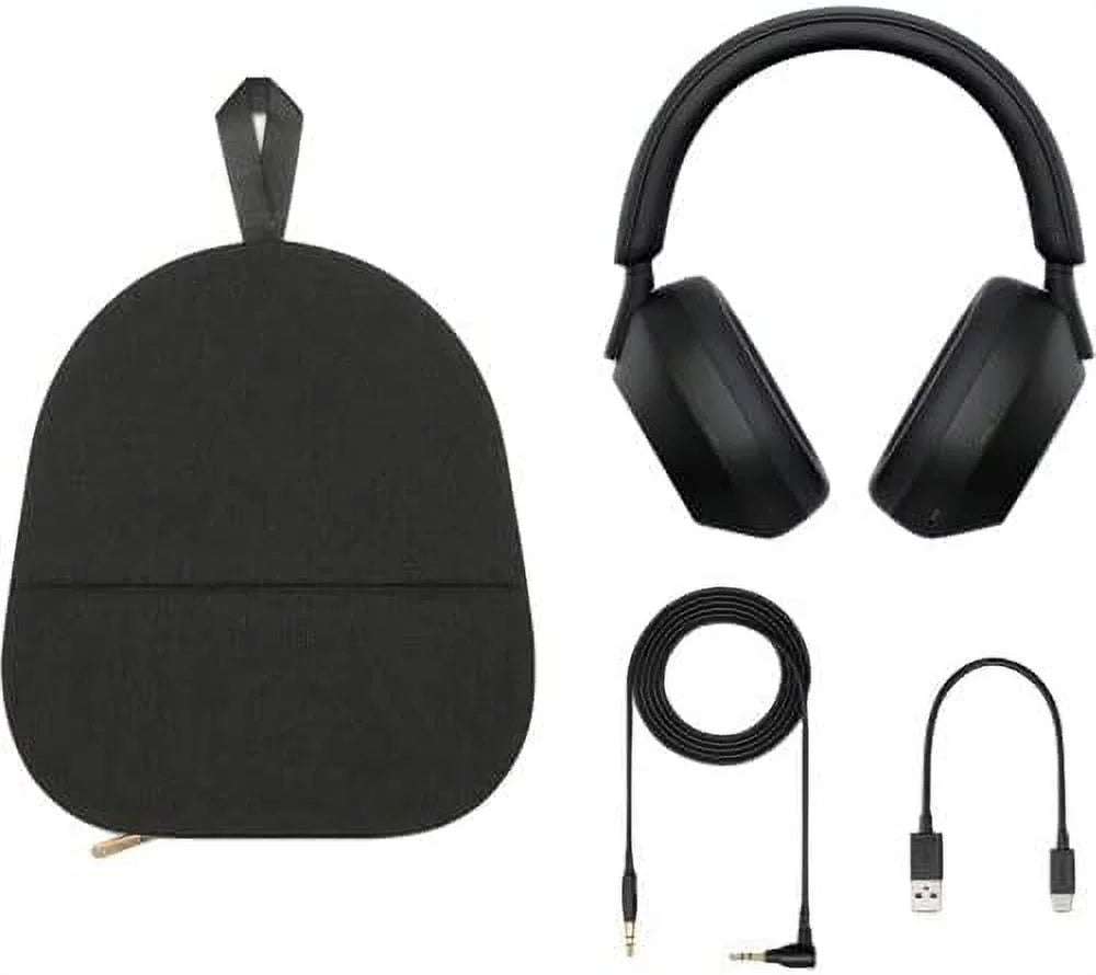 Black Wireless Over-Ear Noise-Canceling Headphones A32054