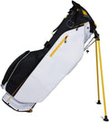 Black/White/Gold Golf Stand Bag B4243
