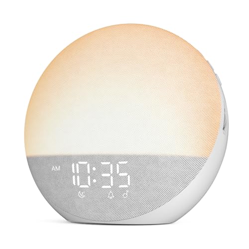 White Noise Machine Alarm Clock with Bluetooth Speaker H473