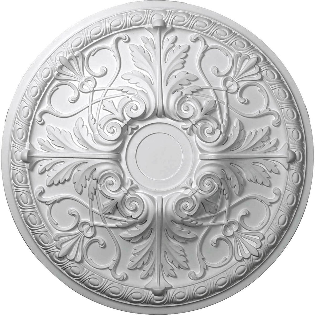 Silver Hand-Painted Ceiling Medallion R22154
