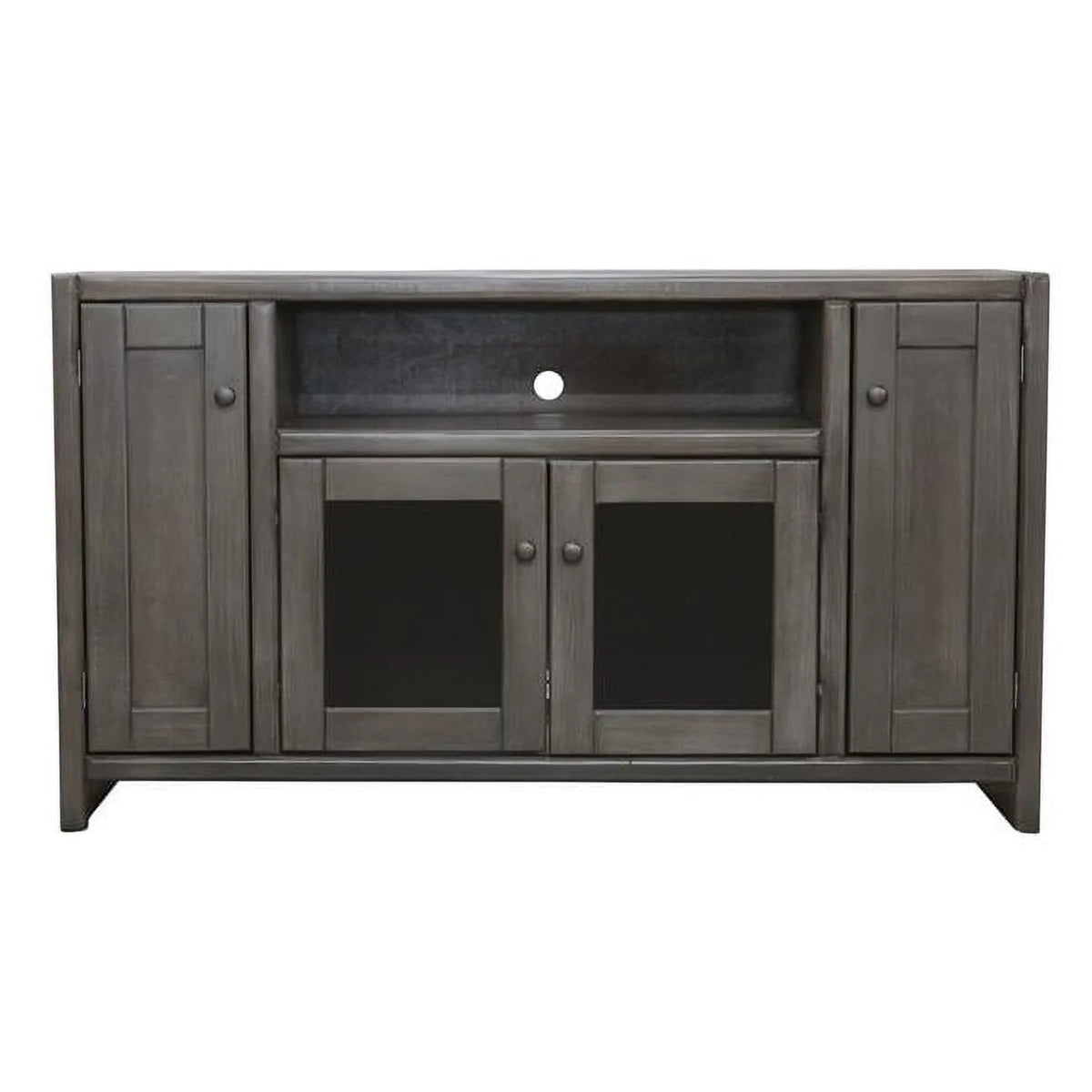 Yellow 55 in. Poplar Contemporary TV Stand B50303