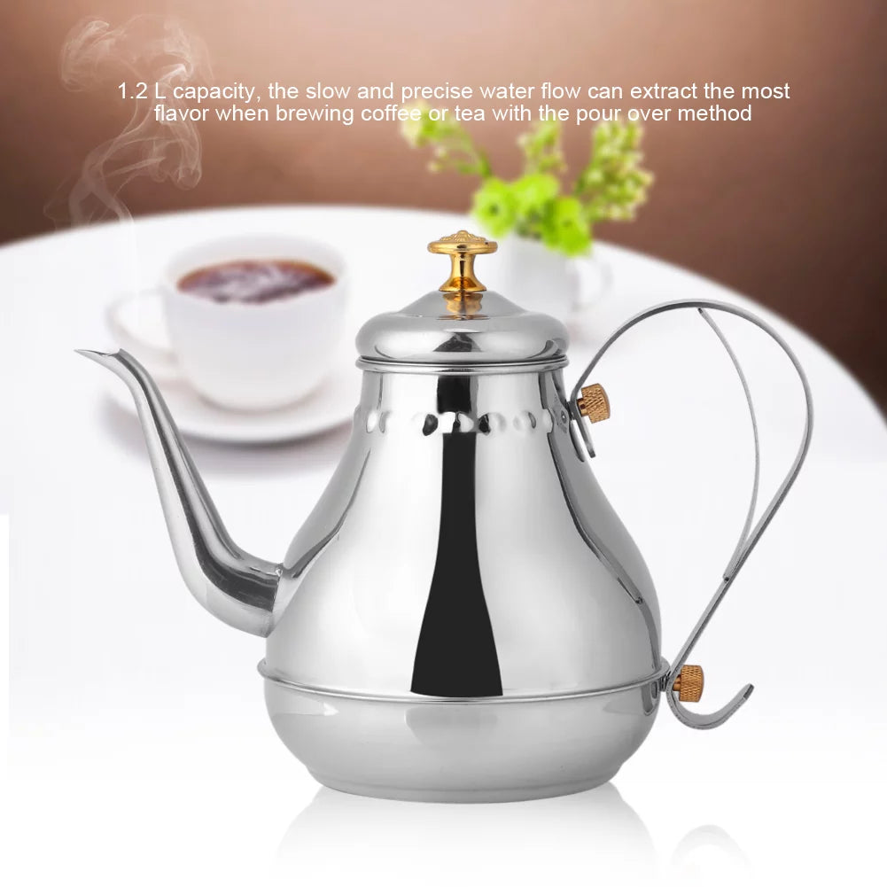 1.2L Stainless Steel Gooseneck Pour Coffee Kettle L21513