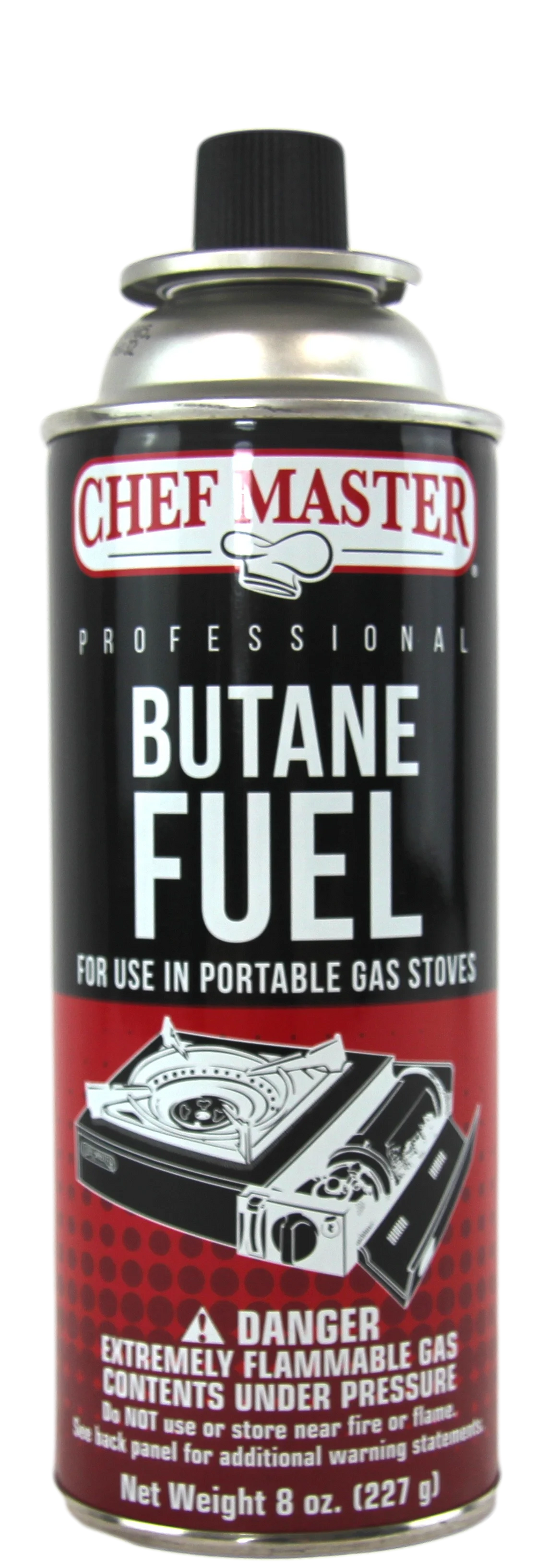 Pack of 72 Butane Fuel Cylinders, 8oz Butane Canisters M997382