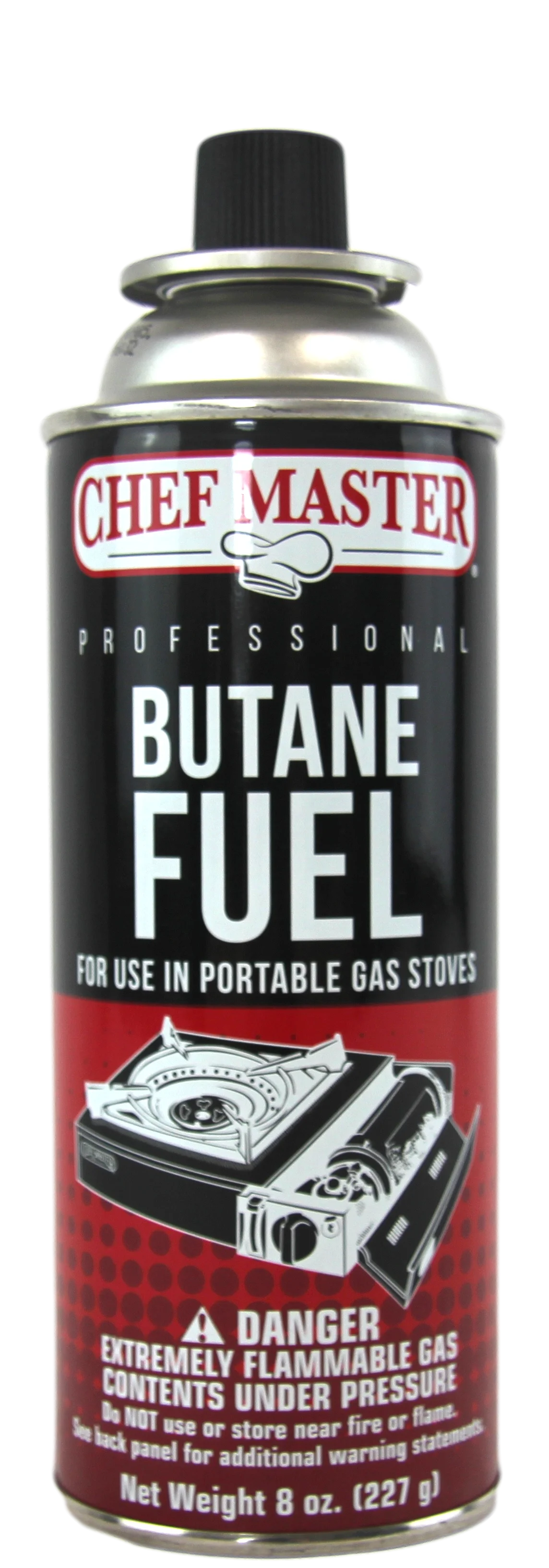 Pack of 72 Butane Fuel Cylinders, 8oz Butane Canisters M997382