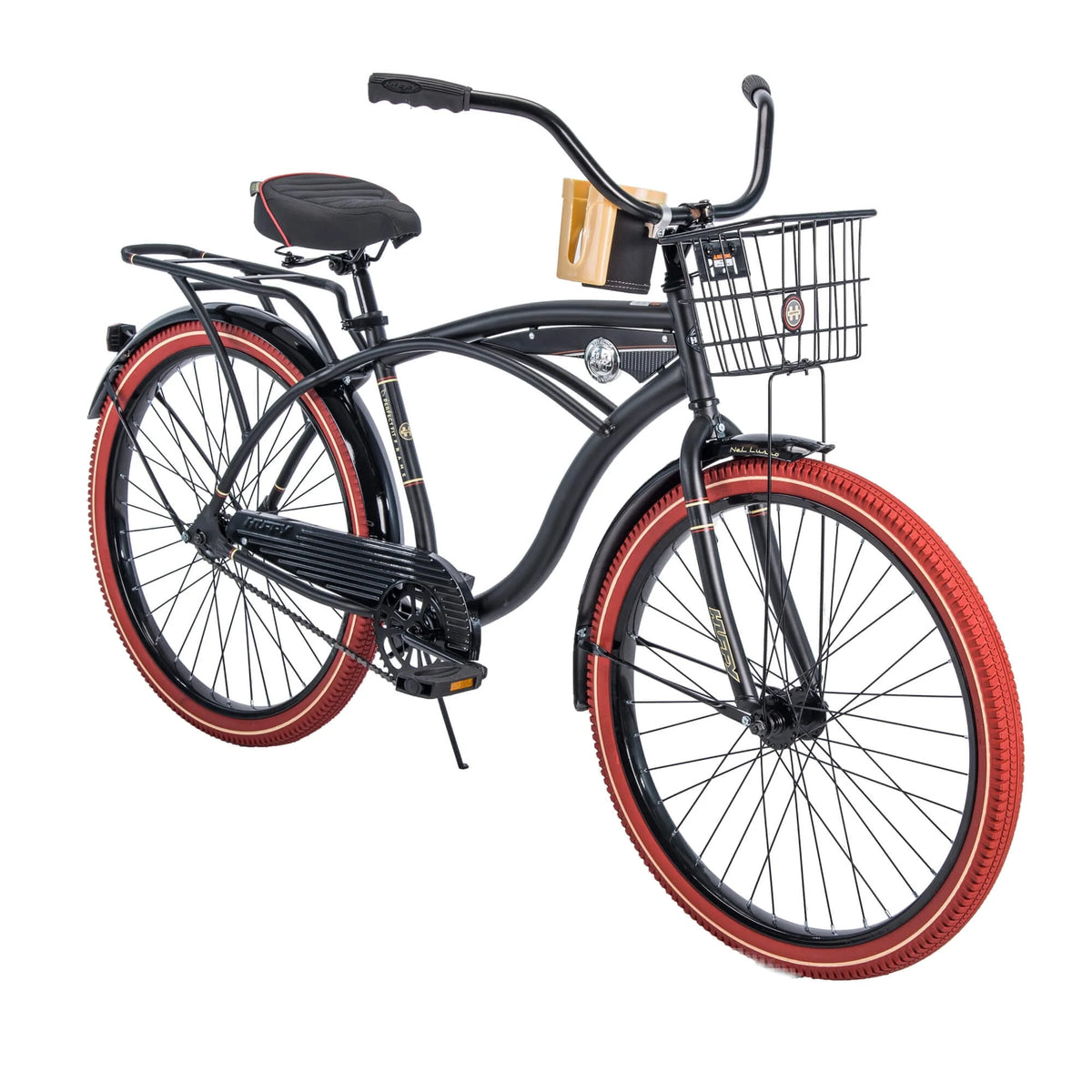26 Inch Matte Black Cruiser Bike P85392