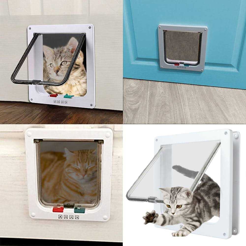 4 Way Locking Cat Flap Door J612034