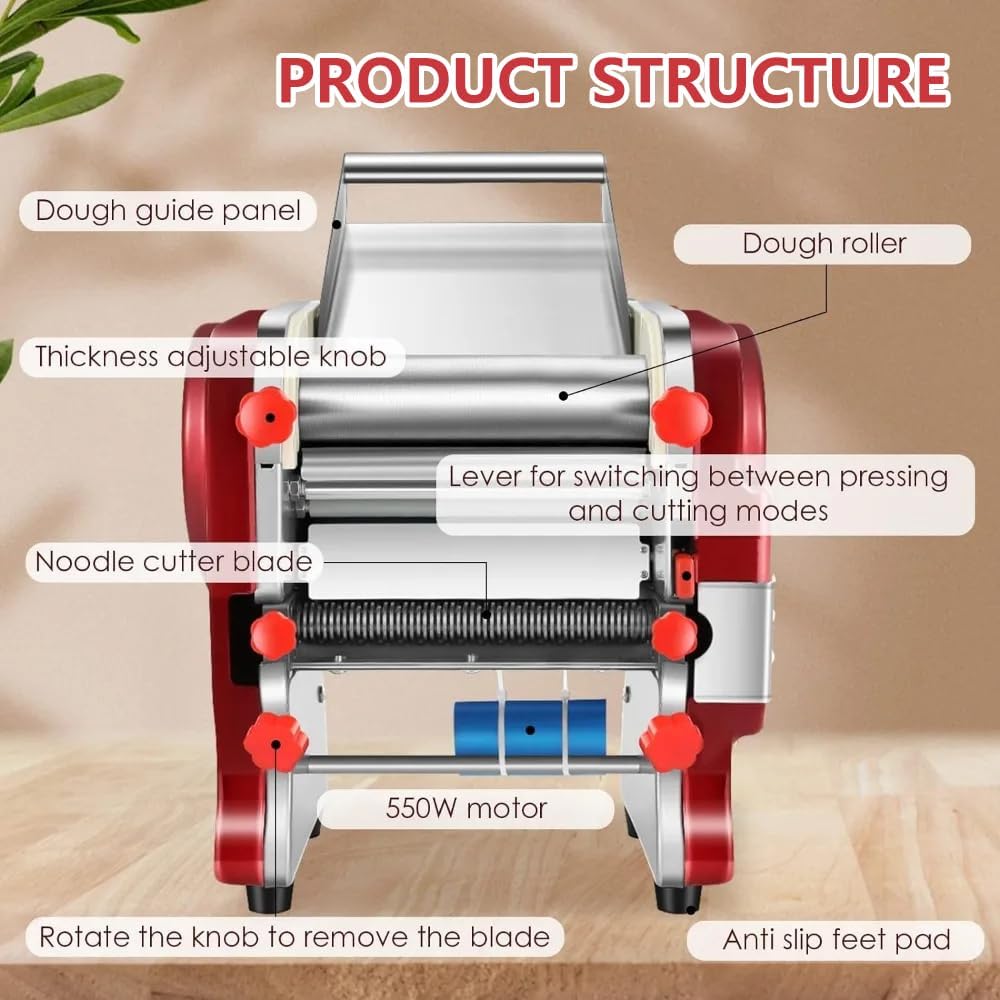 550W Automatic Stainless Steel Pasta Maker I935903