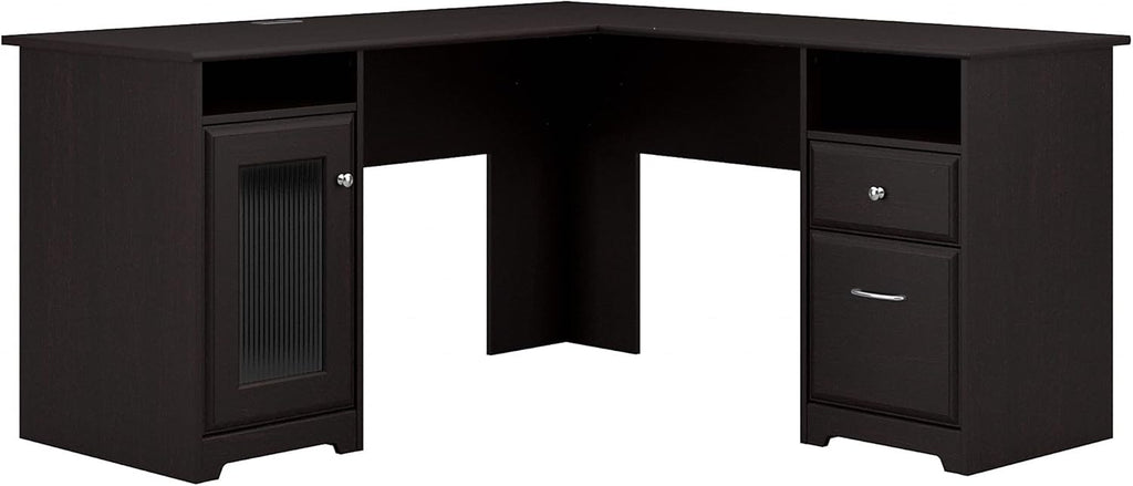 L Shape Desk, 60W, Ash Gray W703945