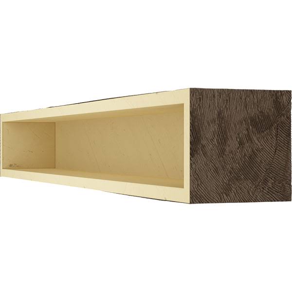 Natural Mahogany Faux Wood Fireplace Mantel A834
