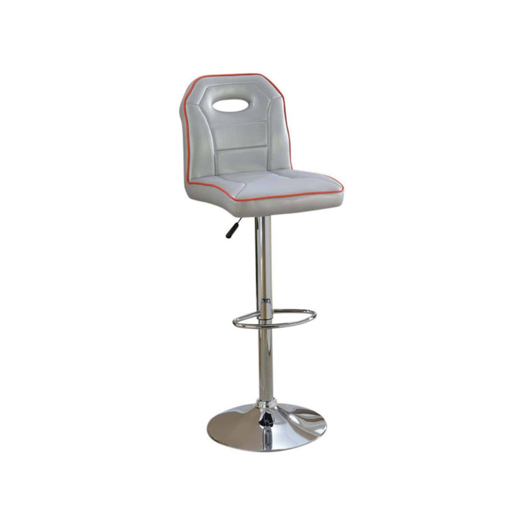Silver Set of 2 Swivel Barstool I98666