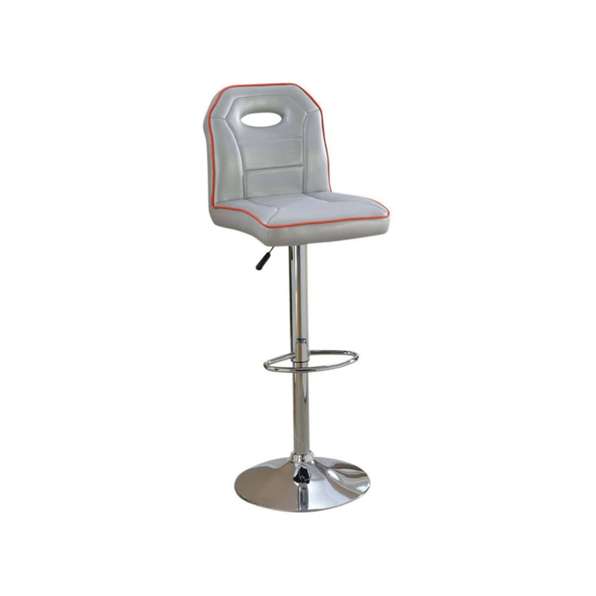 Silver Set of 2 Swivel Barstool I98666