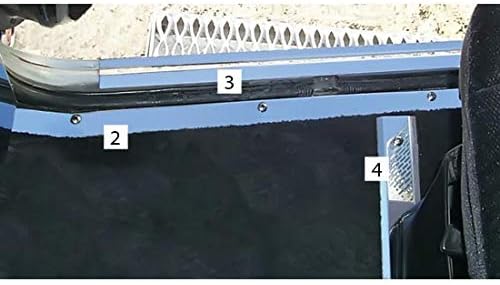 Stainless Steel Cab Door Sill Trims With Rivets Z181
