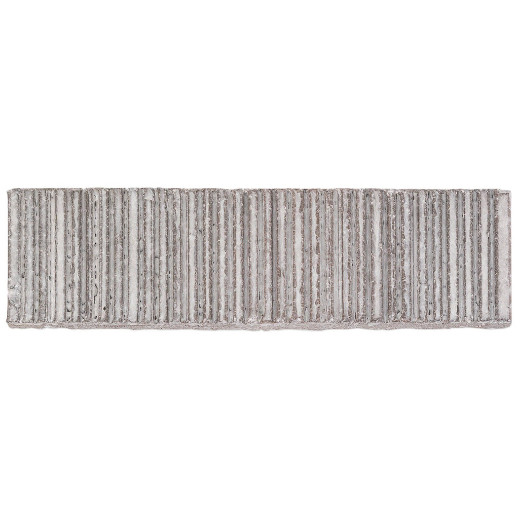 Light Gray Glazed Clay Subway Wall Tile, 30 Pieces 4.30 Square Feet/Case M983