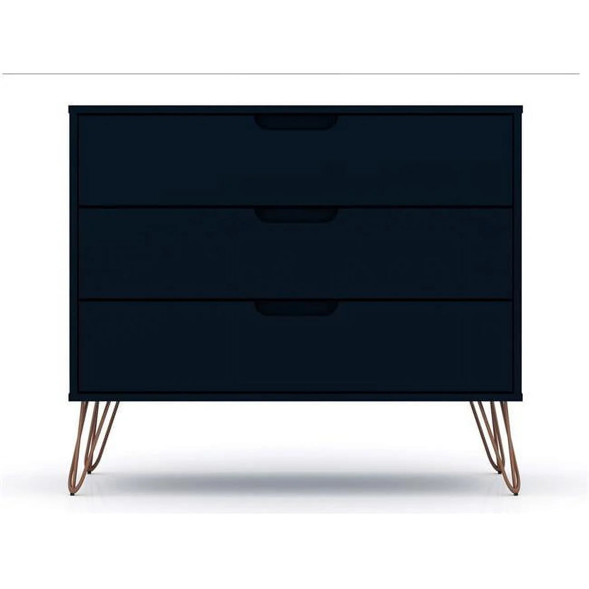Mid-Century-Modern 3-Drawers Dresser W36981