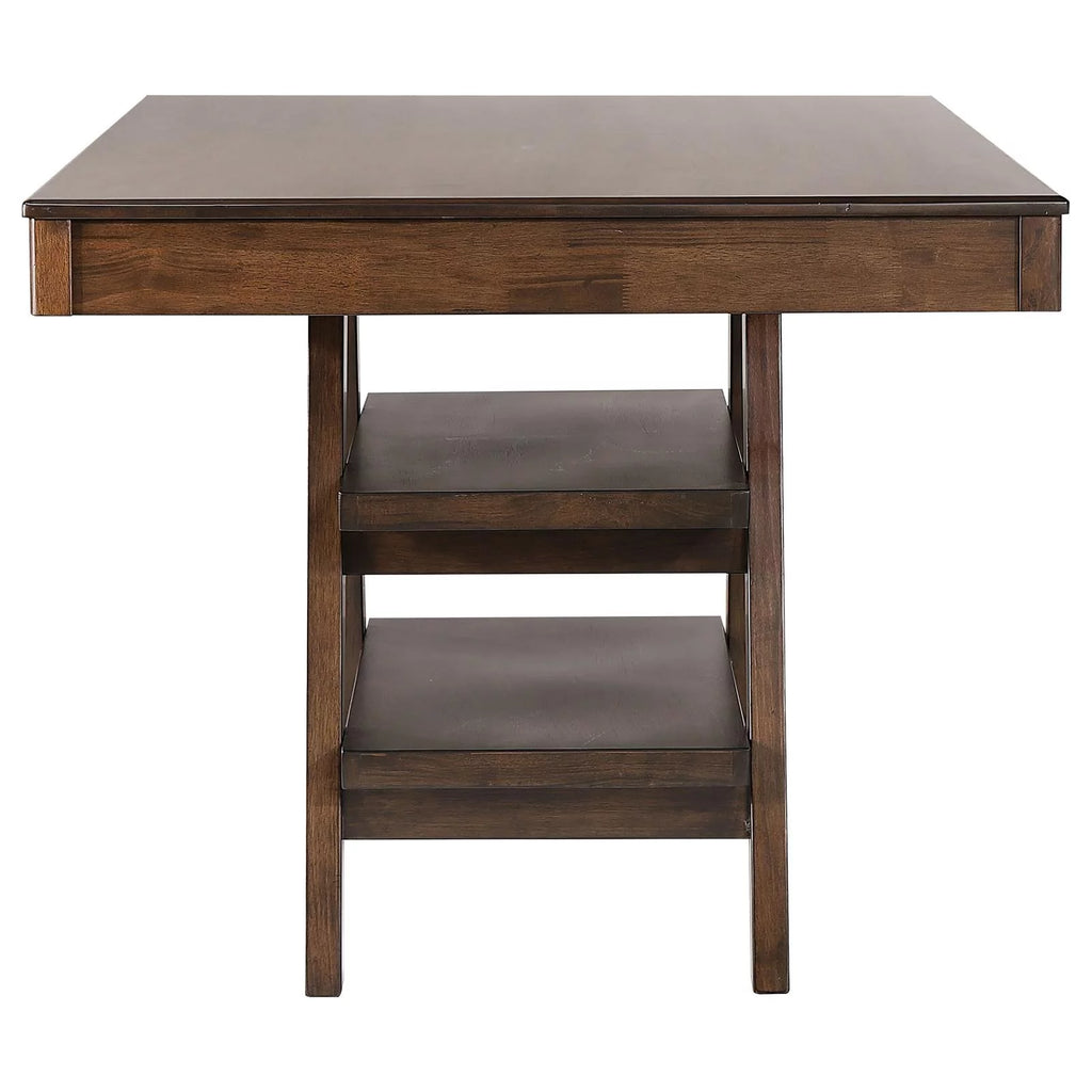 5-piece Rectangular Dining Set Brown and Walnut J914171