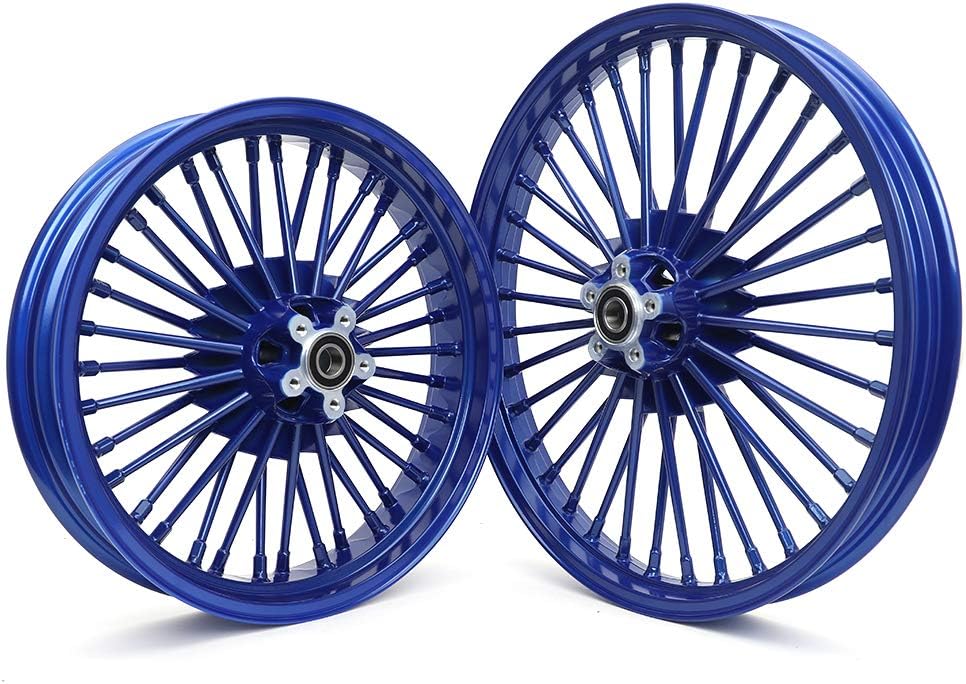21 x 2.15 18 x 3.5 Fat Spoke Front Rear Wheel Rim Set F720