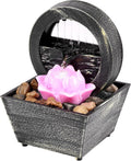 Tabletop Water Fountain with Light I823