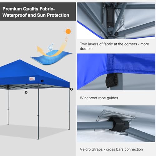 Black 10x10 Pop Up Canopy Top Q926