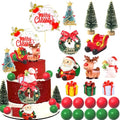 Christmas Cake Topper Cupcake Decoration U89739