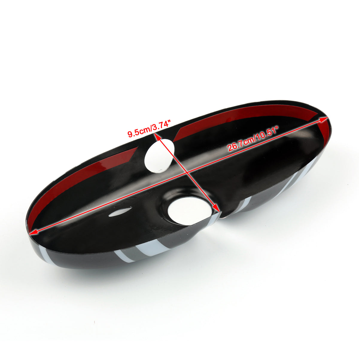 Black Union Jack Rear View Mirror Cover R302